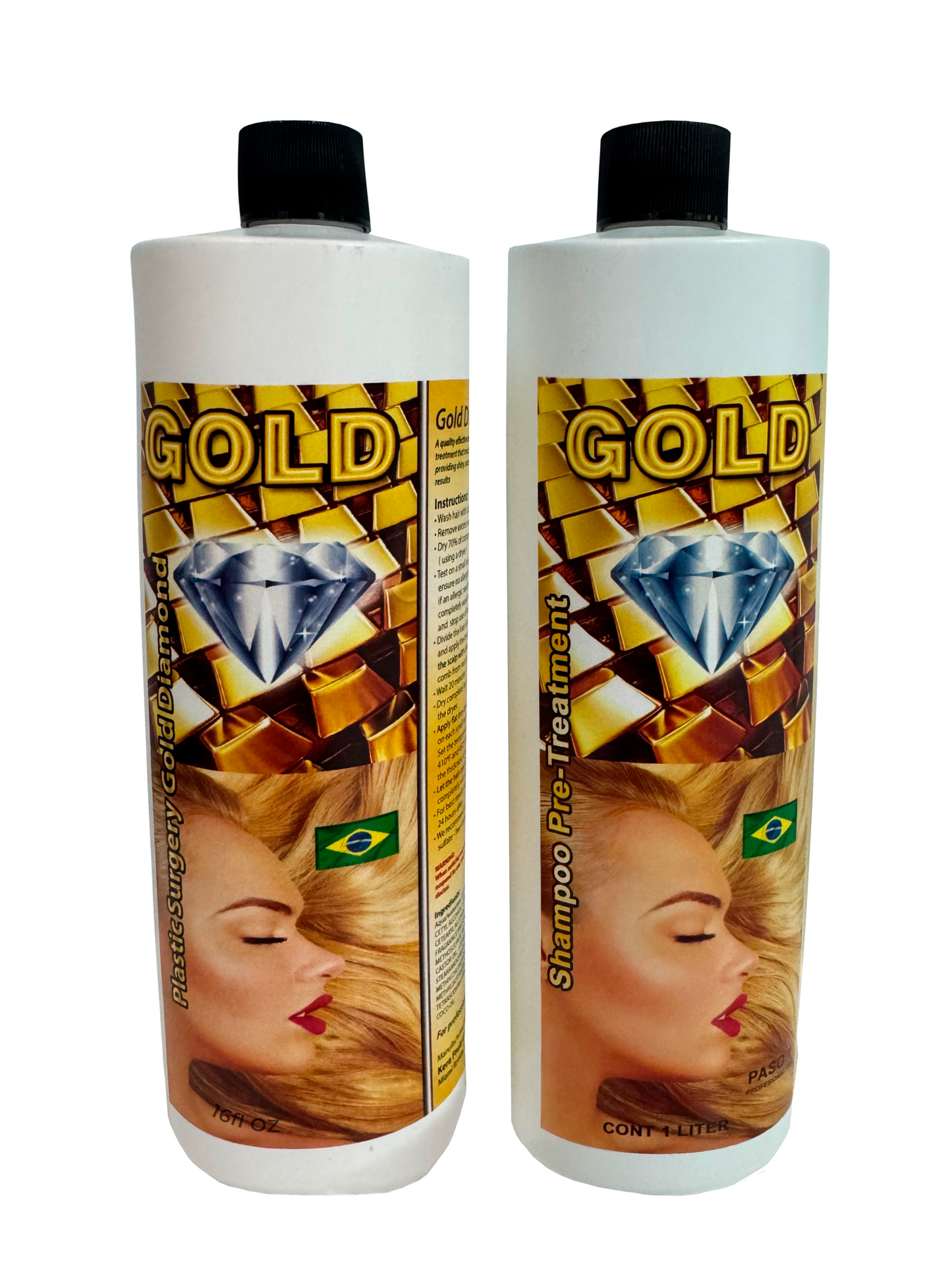 CERA FRIA PARA EL CABELLO GOLD DIAMOND 16.0Z